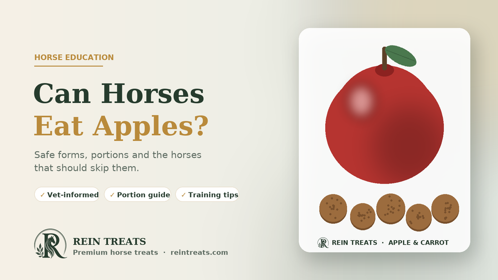 Can horses eat apples? Rein Treats guide to safe forms, portions and which horses should skip them